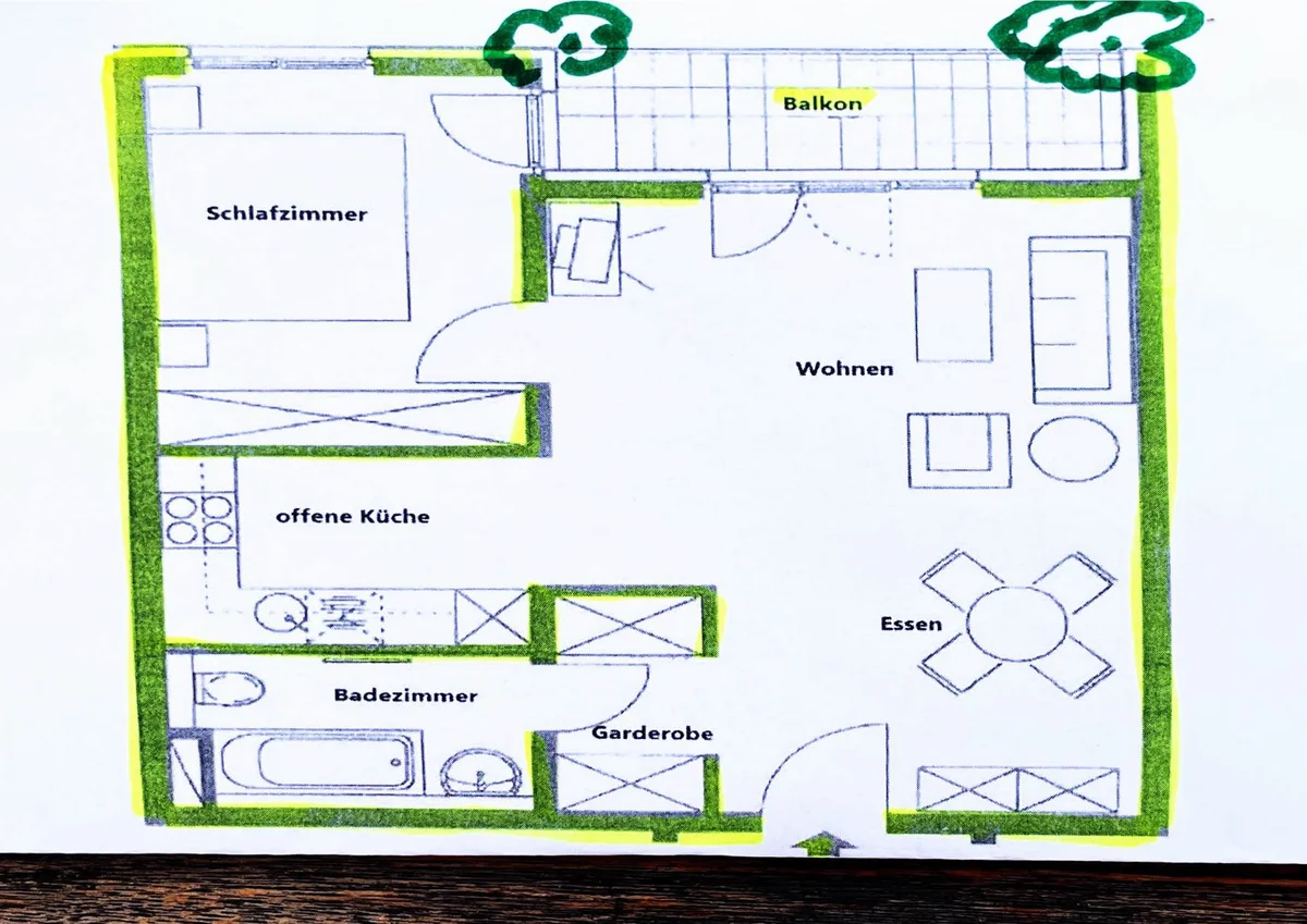 Grundrissohne Gewähr für Richtigkeit