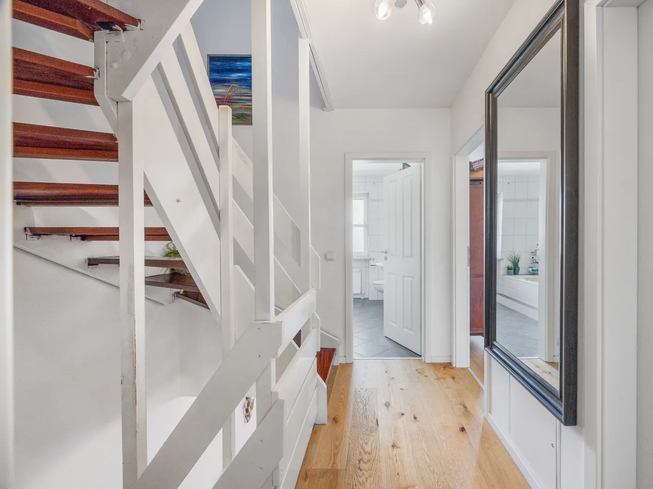 Treppe im 1. Obergeschoss
