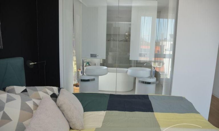 Blick ins Badezimmer