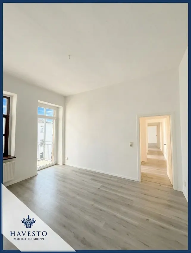 Renovierte 4-Zimmer-Wohnung mit EBK, Balkon & renoviertem Bad, Perfekt für Studenten oder Familien! - Photo 1