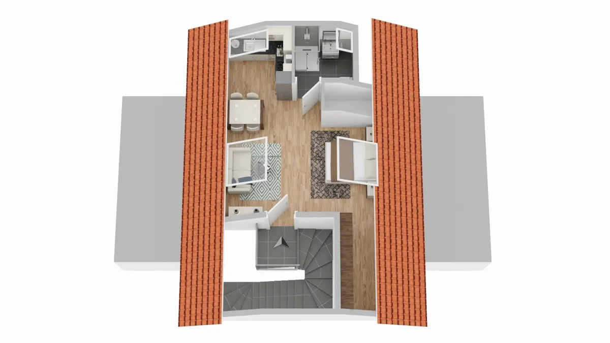 Grundriss Spitzboden