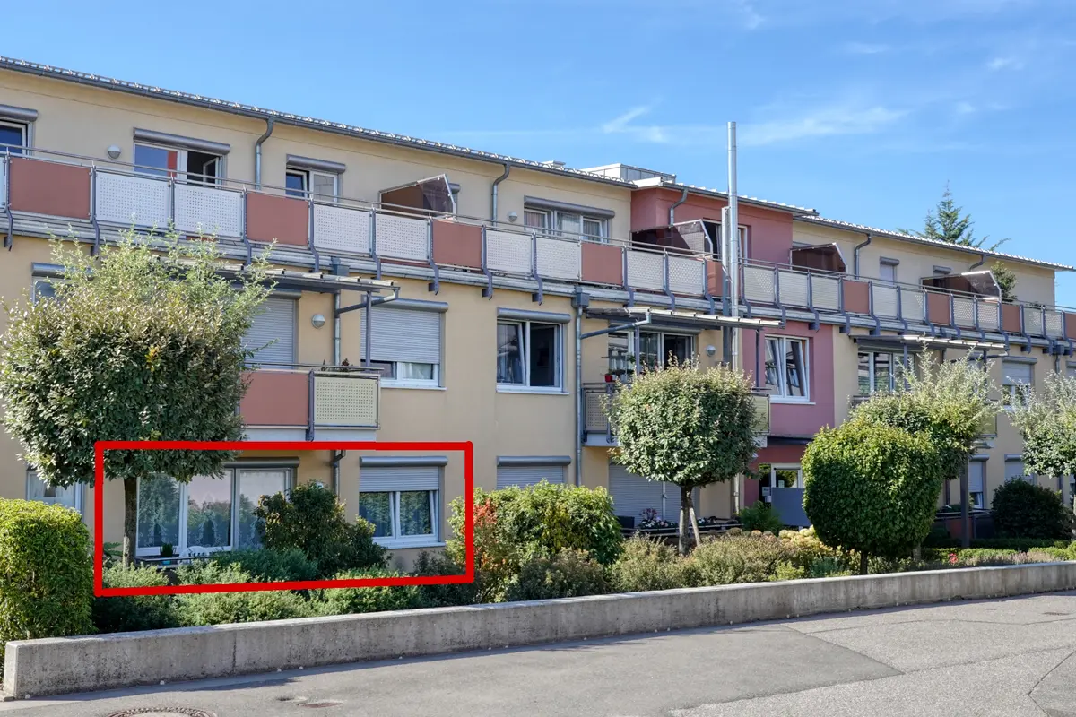 im Erdgeschoss gelegen