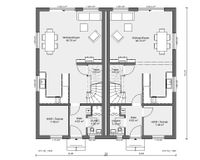 Grundriss Erdgeschoss Wohnbeispiel