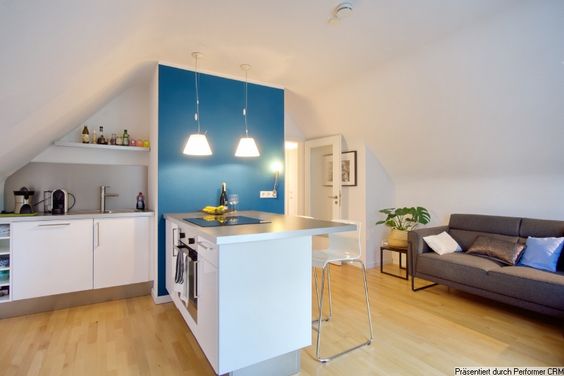 Extremely appealing, modern, furnished one-bedroom apartment with internet access in the Grafenberg area of Düsseldorf, near the Metro wholesaler