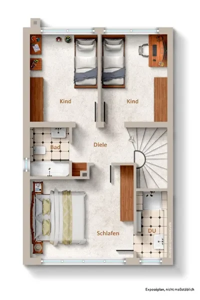 Grundriss Obergeschoss