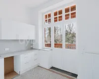 Küche mit Zugang zur Veranda