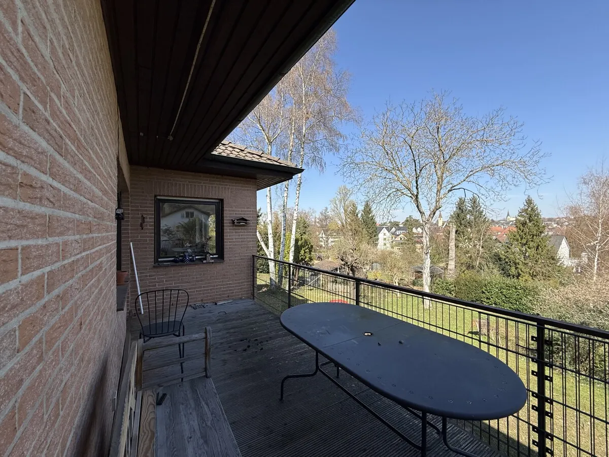 Sicht vom Balkon