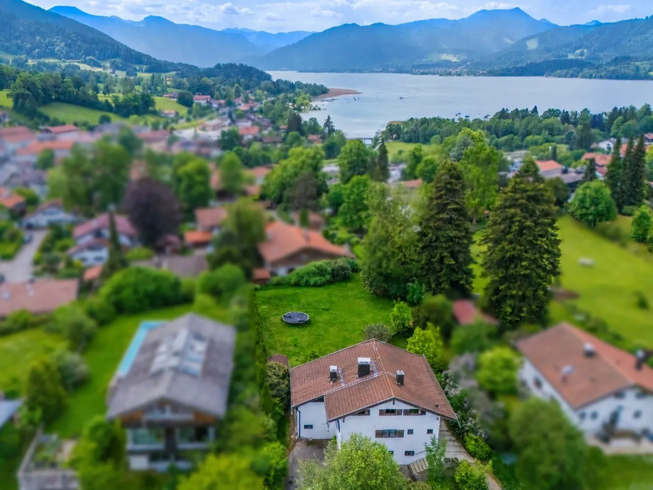 Blick auf den Tegernsee