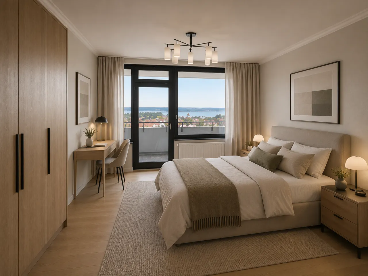 Schlafzimmer Visualisierung (KI)