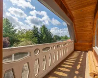 Loggia mit Blick ins Grüne