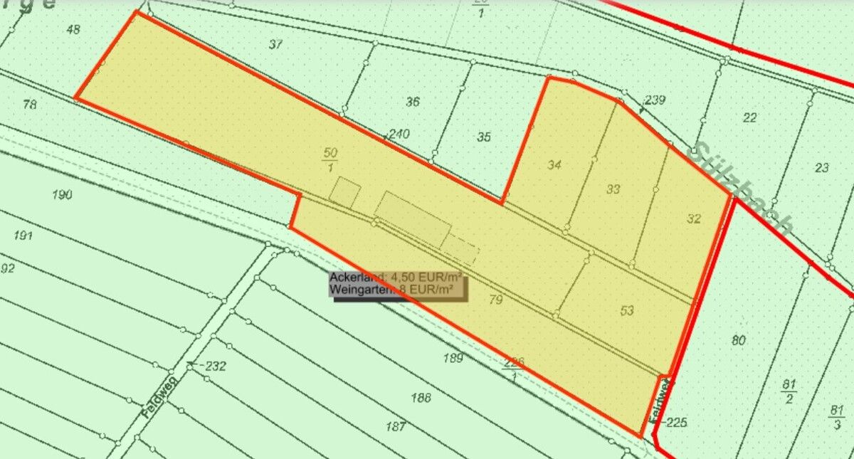 Übersicht Flurstücke