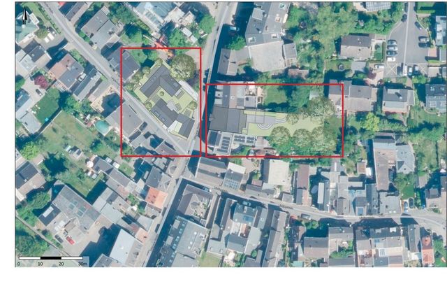 Luftbild mit Darstellung Gesamtprojekt