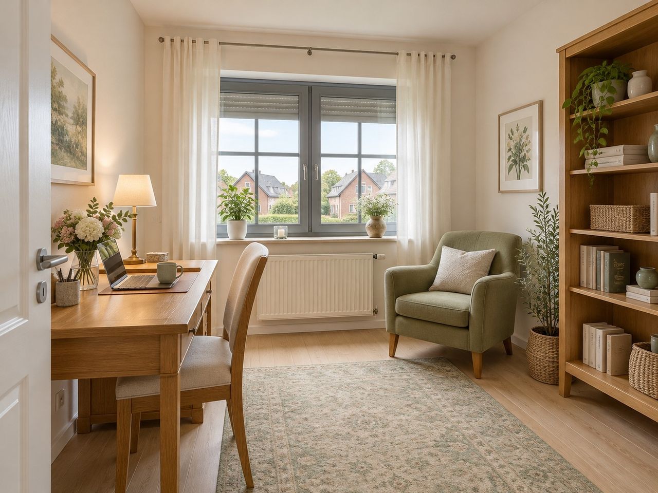 Arbeitszimmer (KI-Visualisierung)