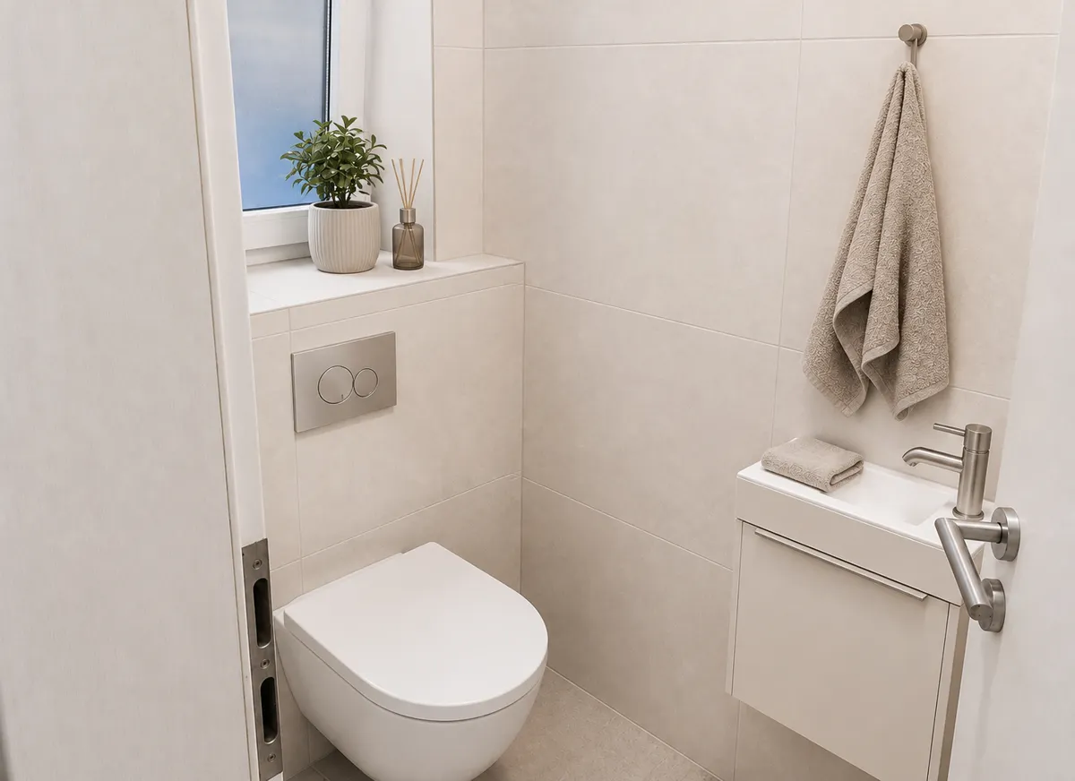 KI-Darstellung Gäste-WC