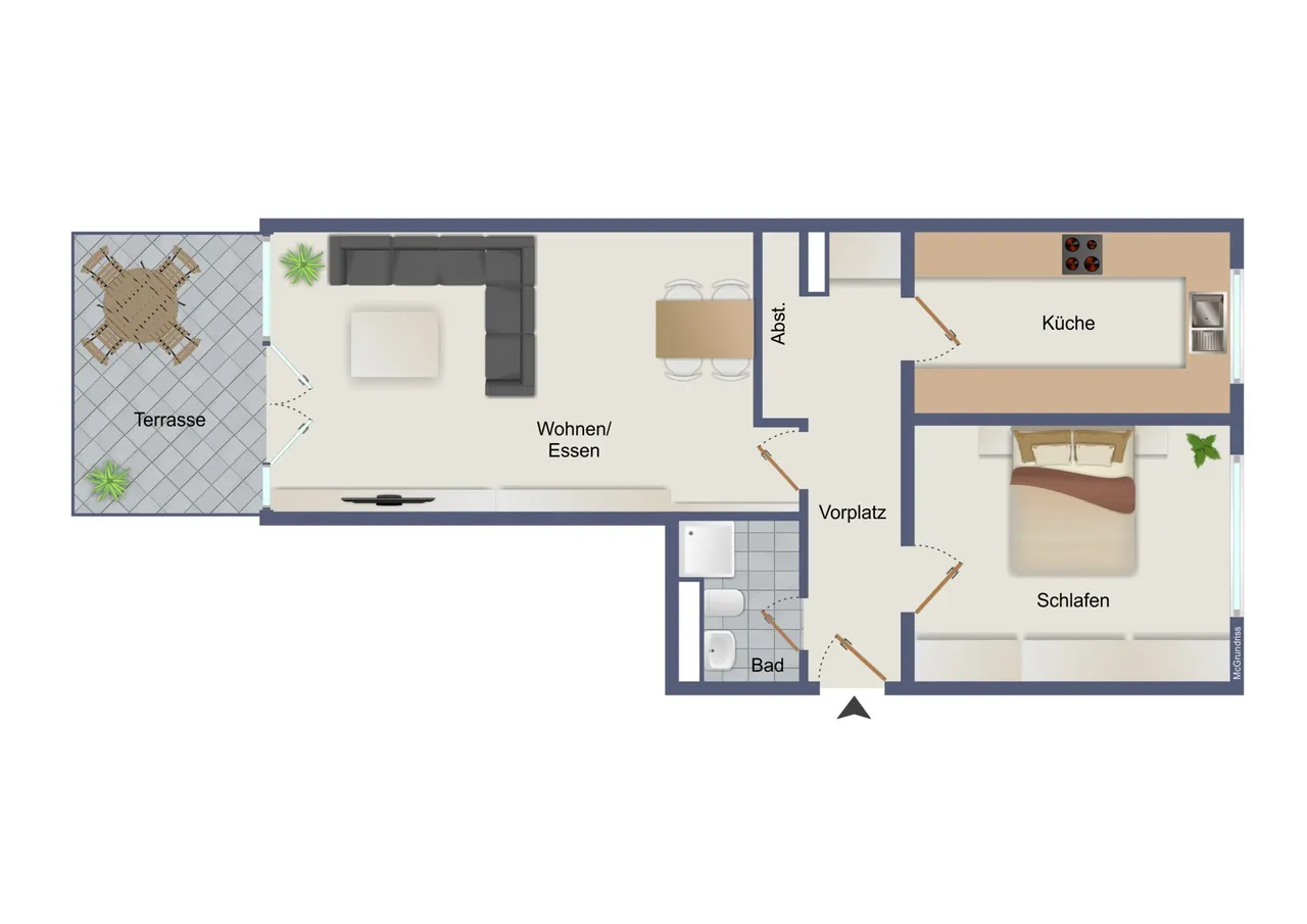 Grundriss (illustriert)