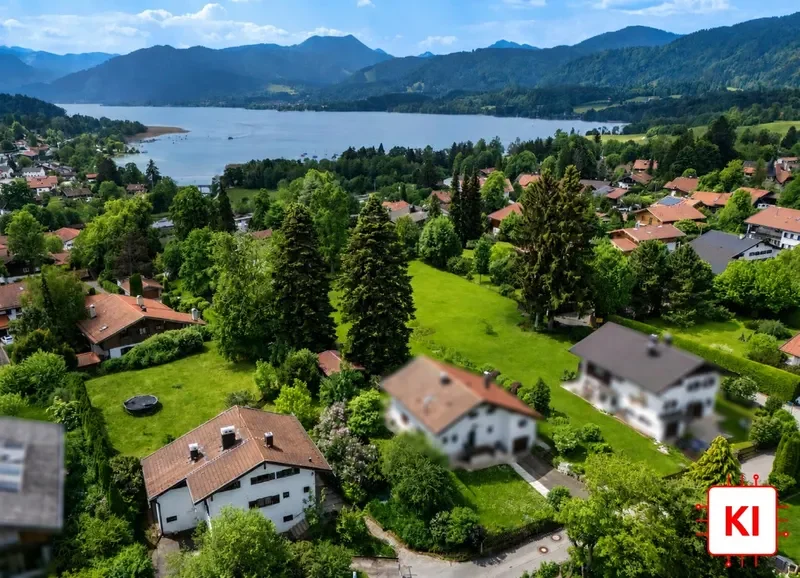 KI-generiert: Blick Tegernsee