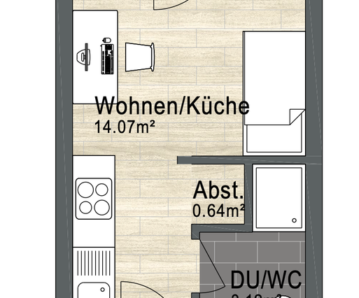 Grundriss Apartment