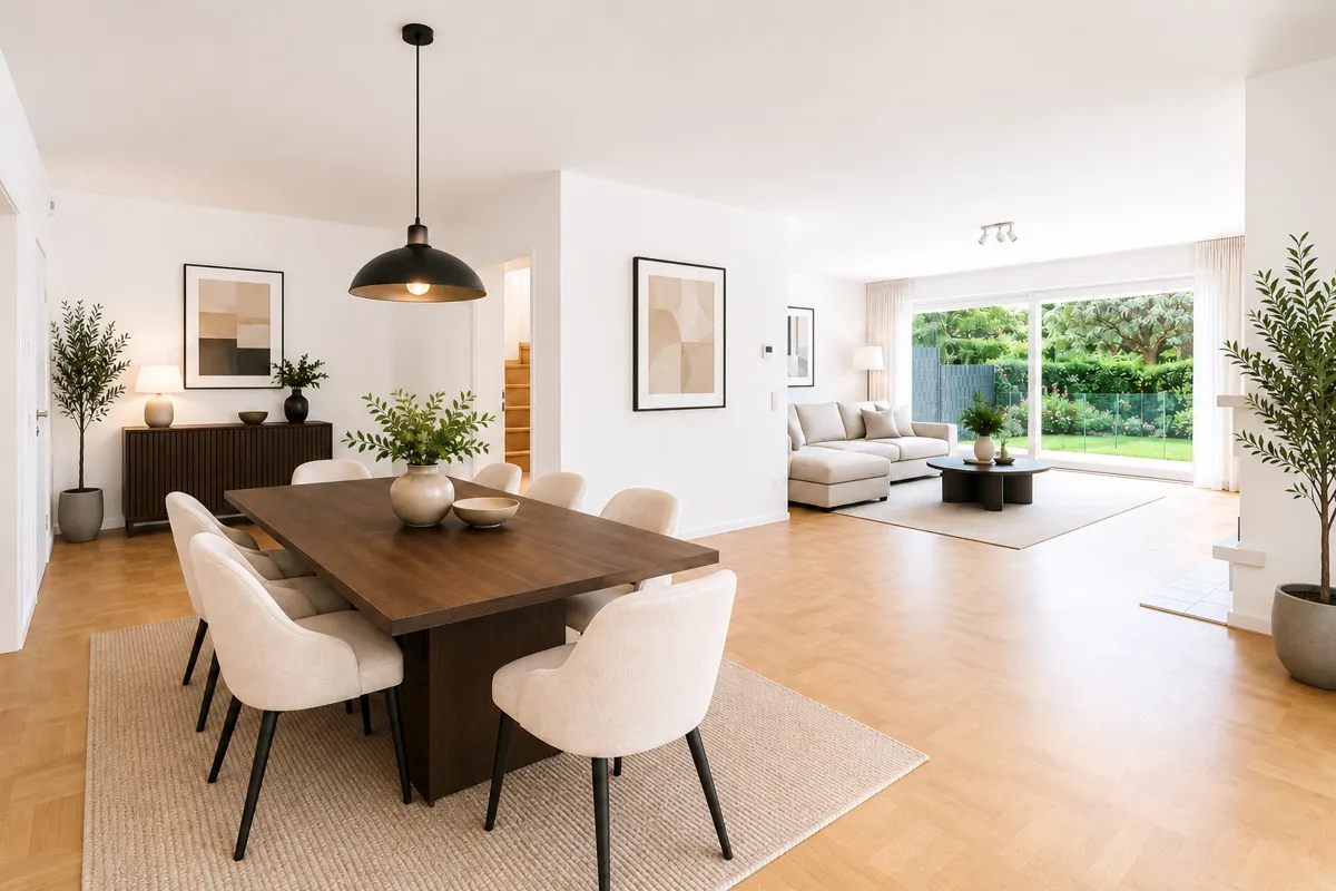 Wohnzimmer Erdgeschoss KI