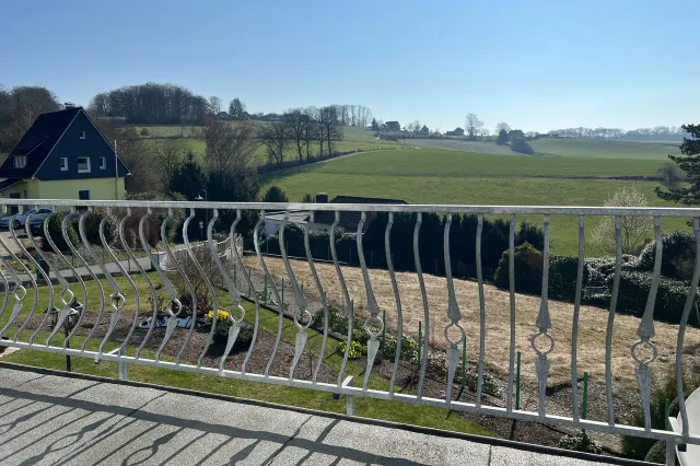 Blick vom Balkon