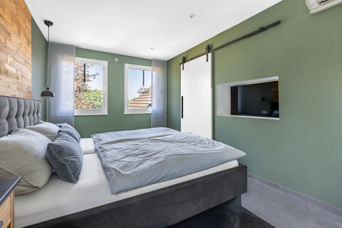 Schlafzimmer im Anbau