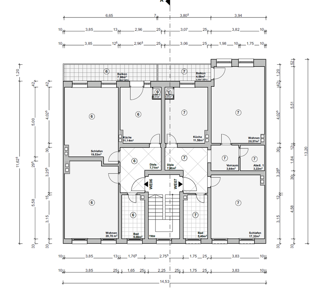 Grundriss WE07