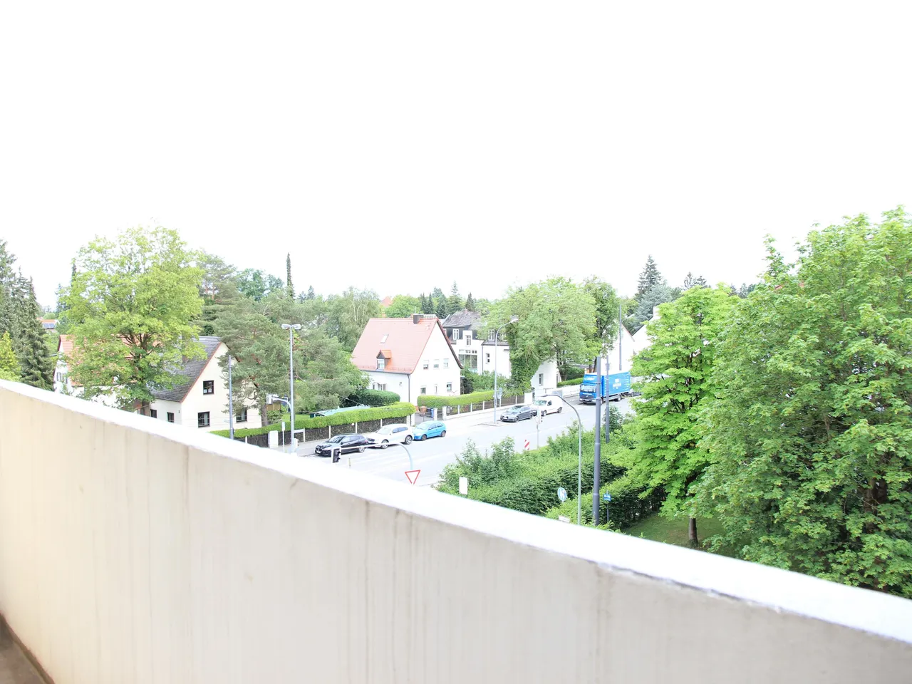 Ausblick vom Balkon