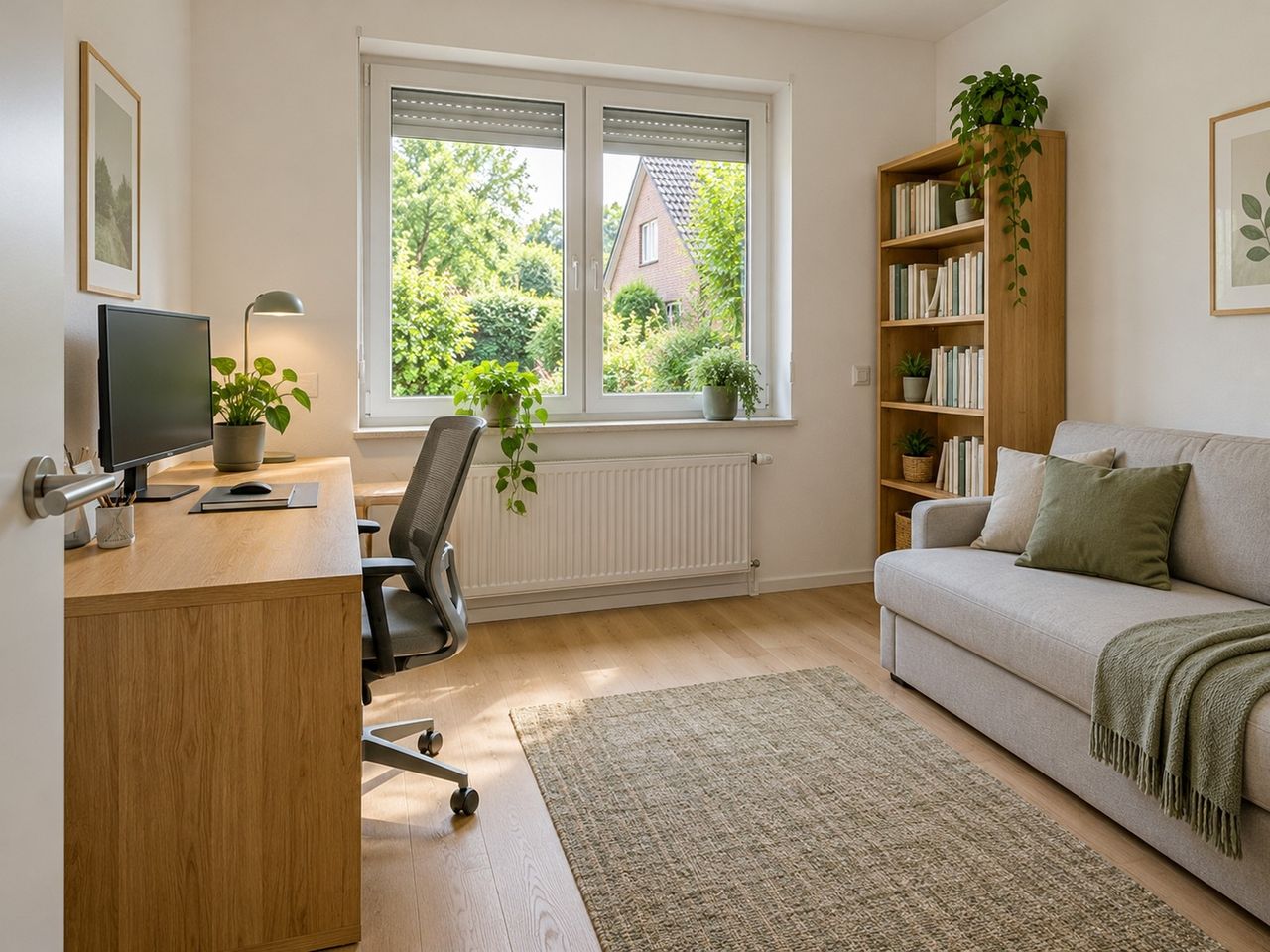 Arbeits- oder Gästezimmer (KI-Visualisierung)