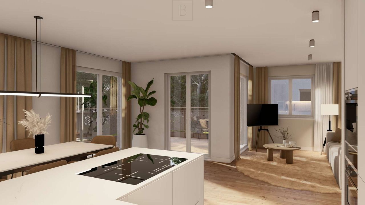 RESERVIERT: Moderne Neubauwohnung: 2 Zimmer Wohnung mit großzügigem Wohn-Essbereich, West-Balkon