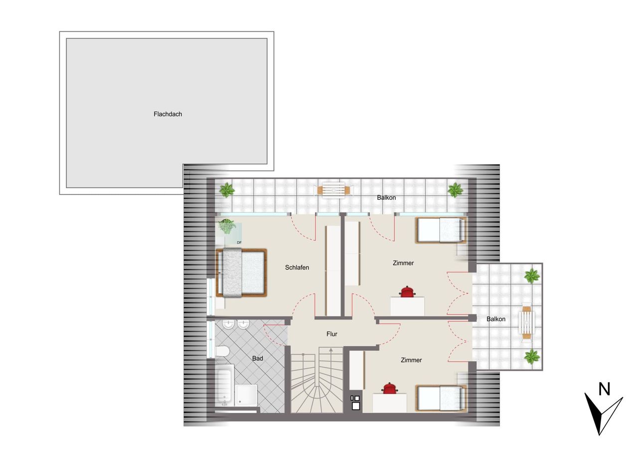 Haus 2 | Dachgeschoss