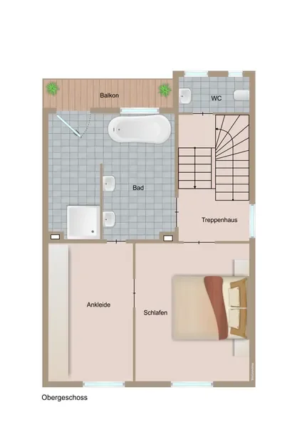 Grundriss Obergeschoss