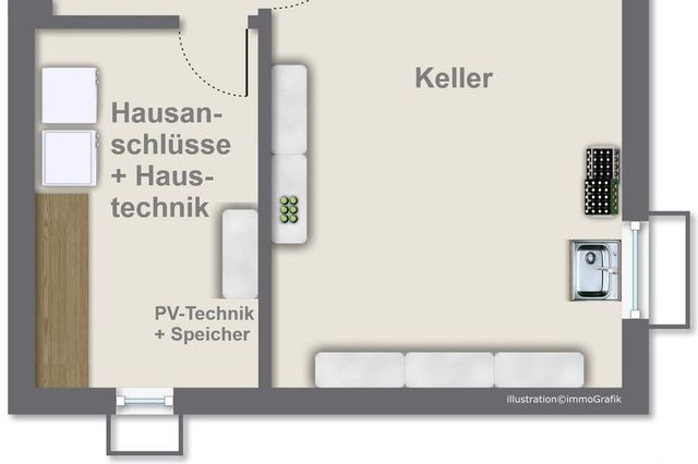 Grundriss Kellergeschoss
