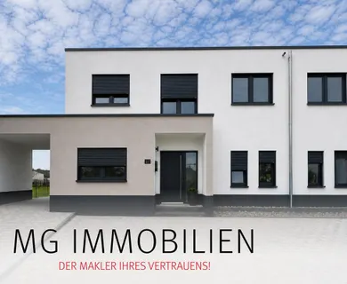MG –  Hochwertige Doppelhaushälfte mit Carport + Garten und Möbel in Hütschenhausen