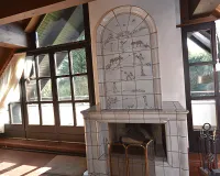 Dachgeschoss mit 2. Kamin