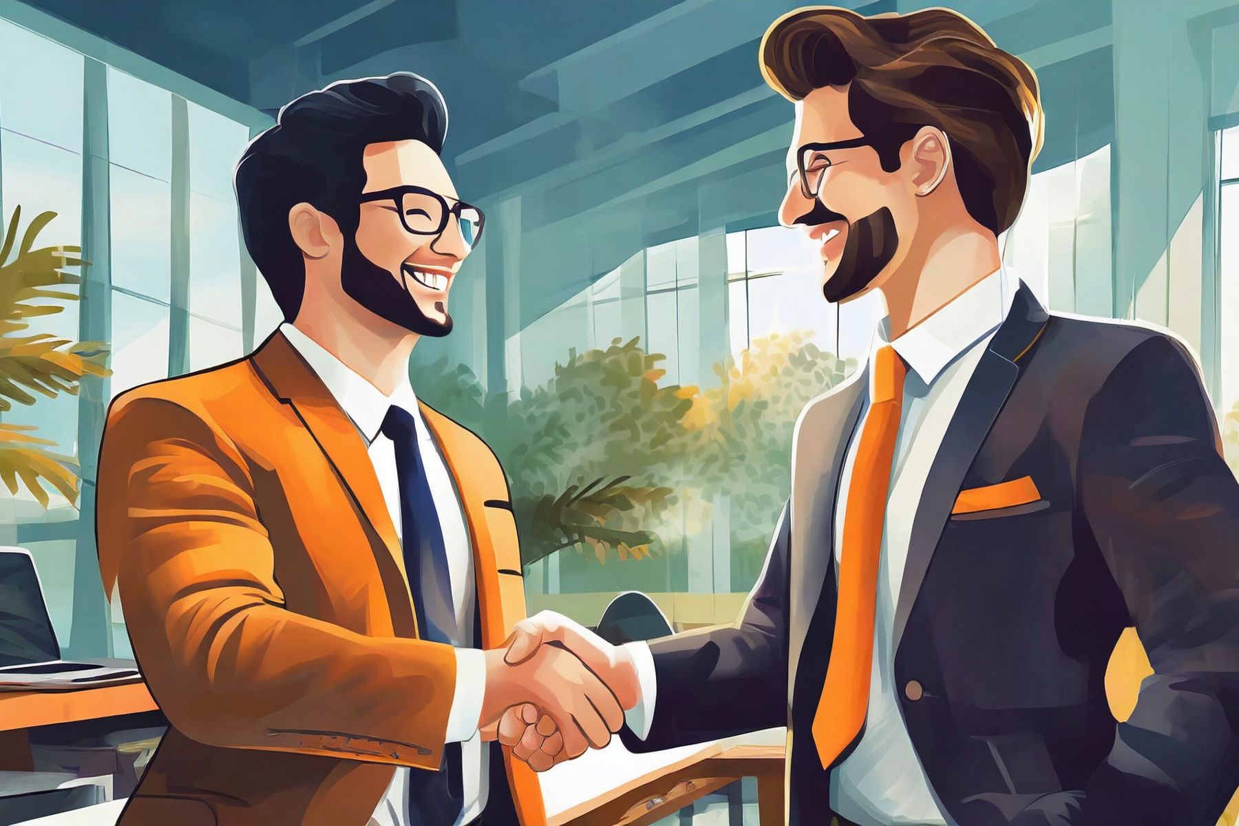 amarc21 immobilien Immobilienmakler Büro Geschäftsabschluss