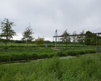 Radbrücke hinter dem Grundstück