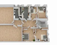 Grundriss Obergeschoss (nicht maßstabsgetreu)