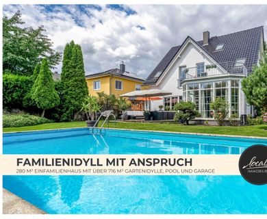 Ihr neues Zuhause: Einfamilienhaus mit Pool, 716 m² Gartenparadies & 280 m² Wohnkomfort