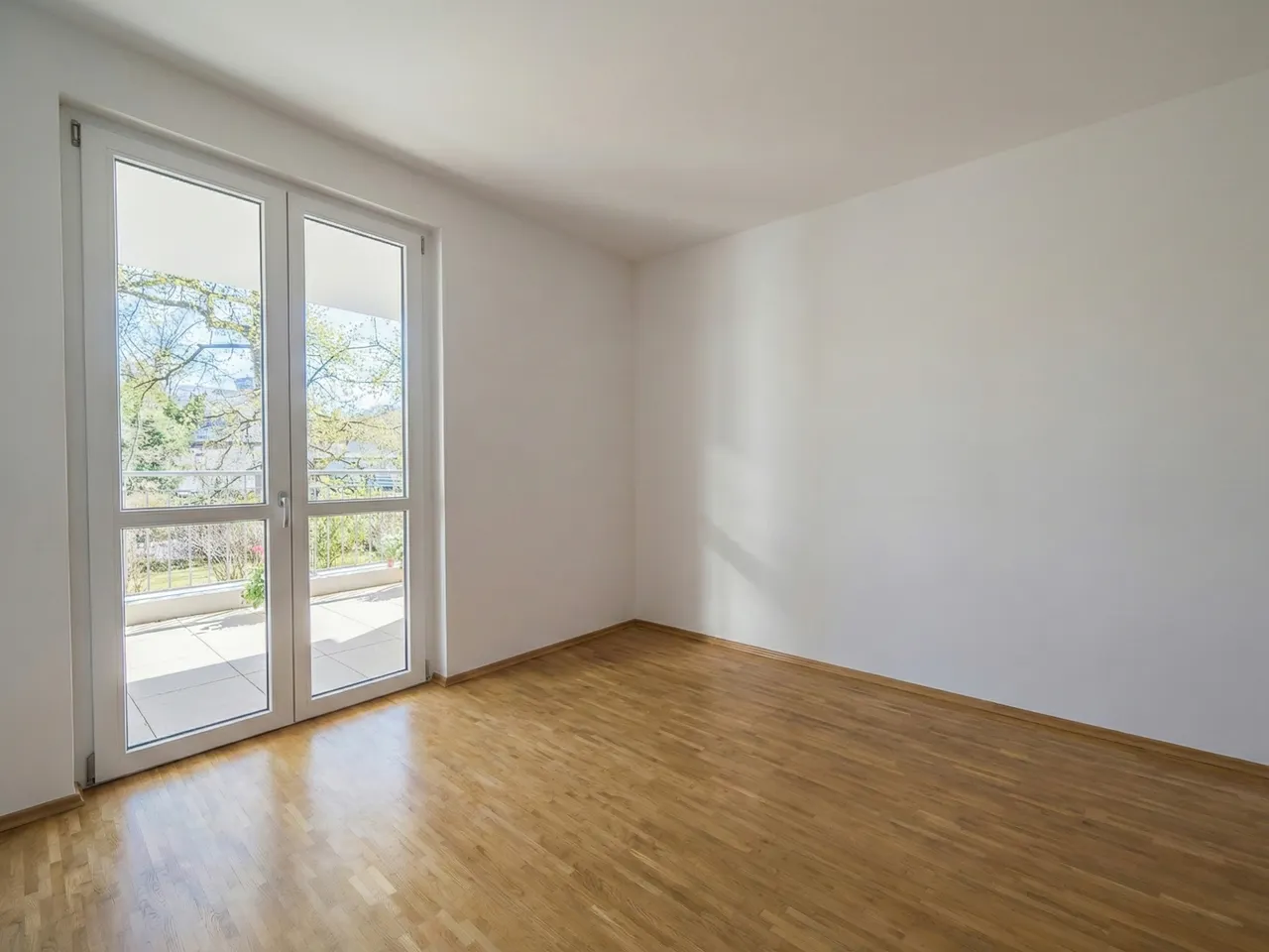Schlafzimmer unmöbliert