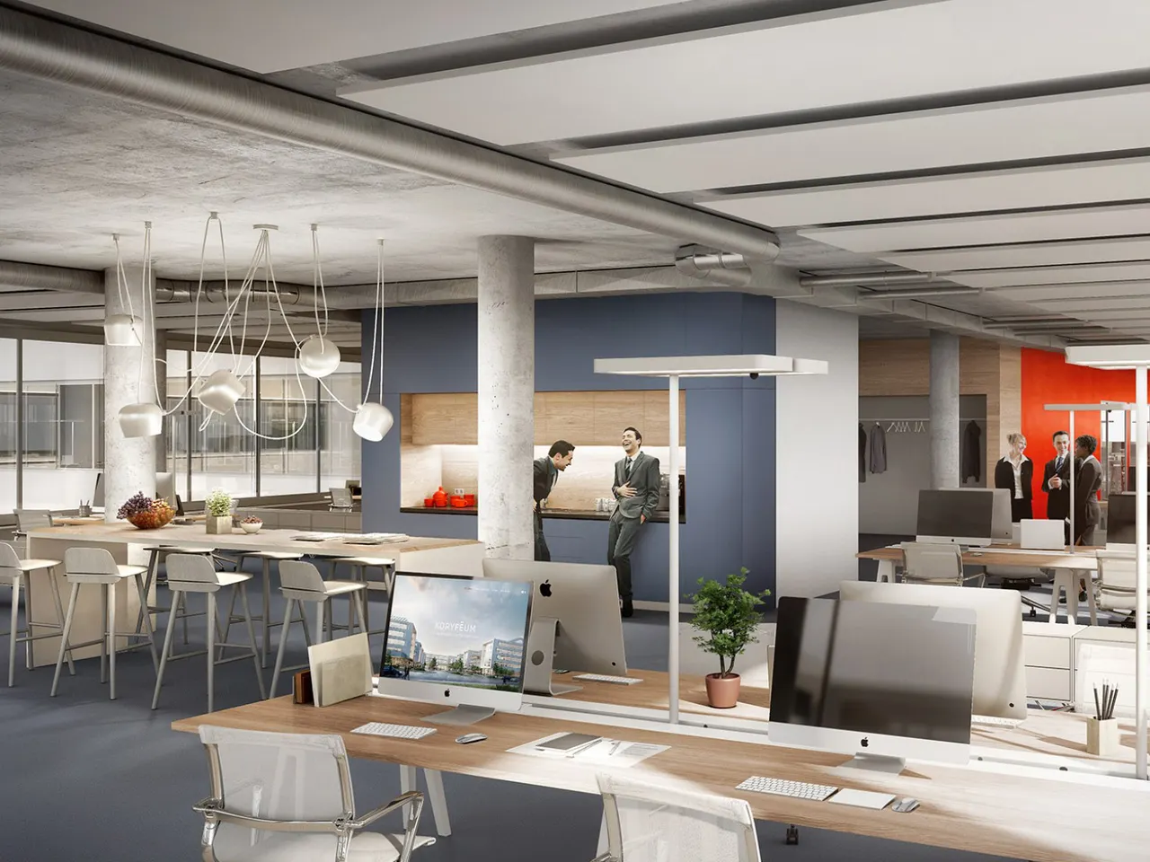 Visualisierung Büro