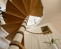 Wendeltreppe ins Studio