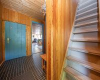 Steile Treppe ins Dachgeschoss
