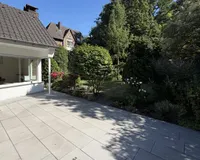Terrasse mit Blick Garten 