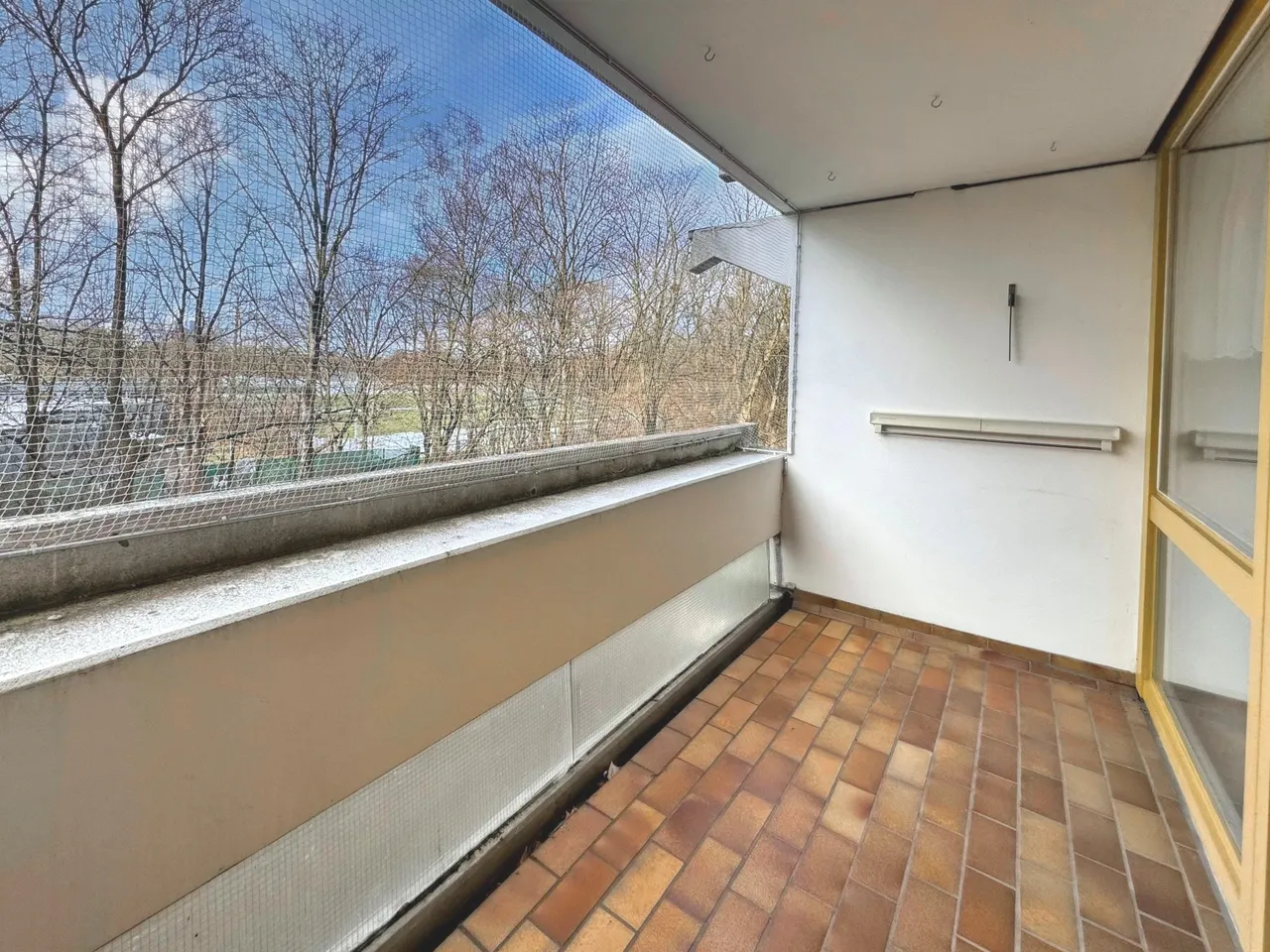 Balkon mit Westausrichtung