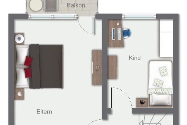 Grundriss Obergeschoss