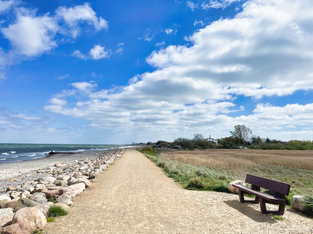 Strand vor der Tür
