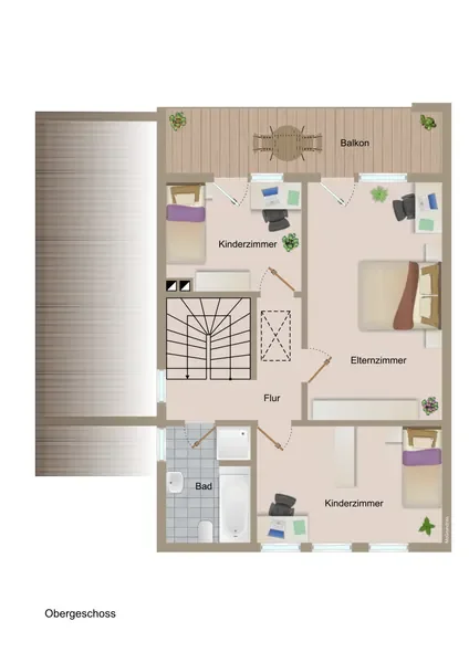Grundriss Obergeschoss
