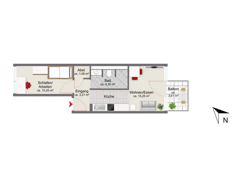 Grundriss 2 OG