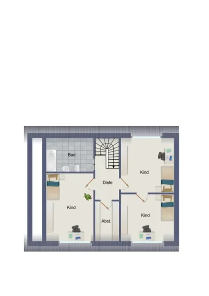 Grundriss DG Vorderhaus