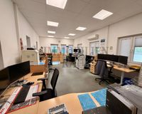 Meisterbüro in der Halle