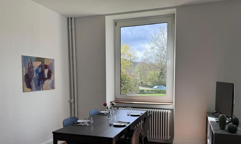 Essbereich im Wohnzimmer